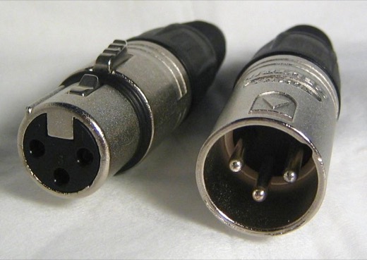 A basic XLR cable, about 10 feet (XLR connectors)