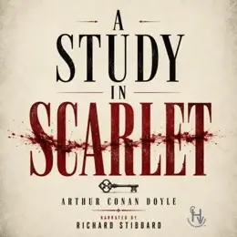 A Study in Scarlet audiobook cover