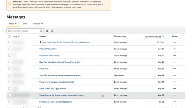 Anthony walking through a real ACX inbox in Marketing 101