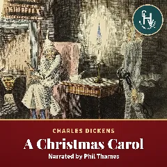 A Christmas Carol audiobook cover, Academy Voices