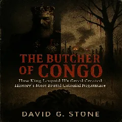 The Butcher of Congo by David G. Stone audiobook cover, Academy Voices